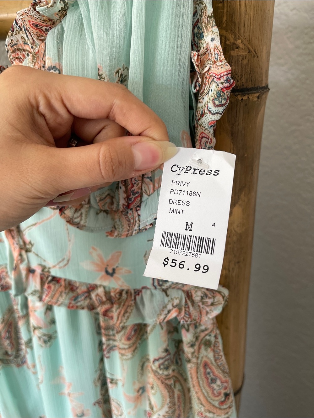 Privy Paisley Ruffled Tiered Maxi Dress🦋 - Picture 4 of 8